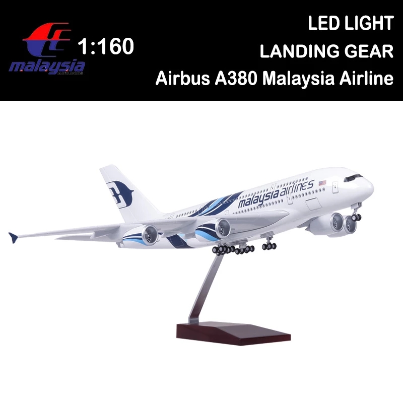 Kids Toys Malaysia - 46cm Model Airplanes Toy A380 Malaysia