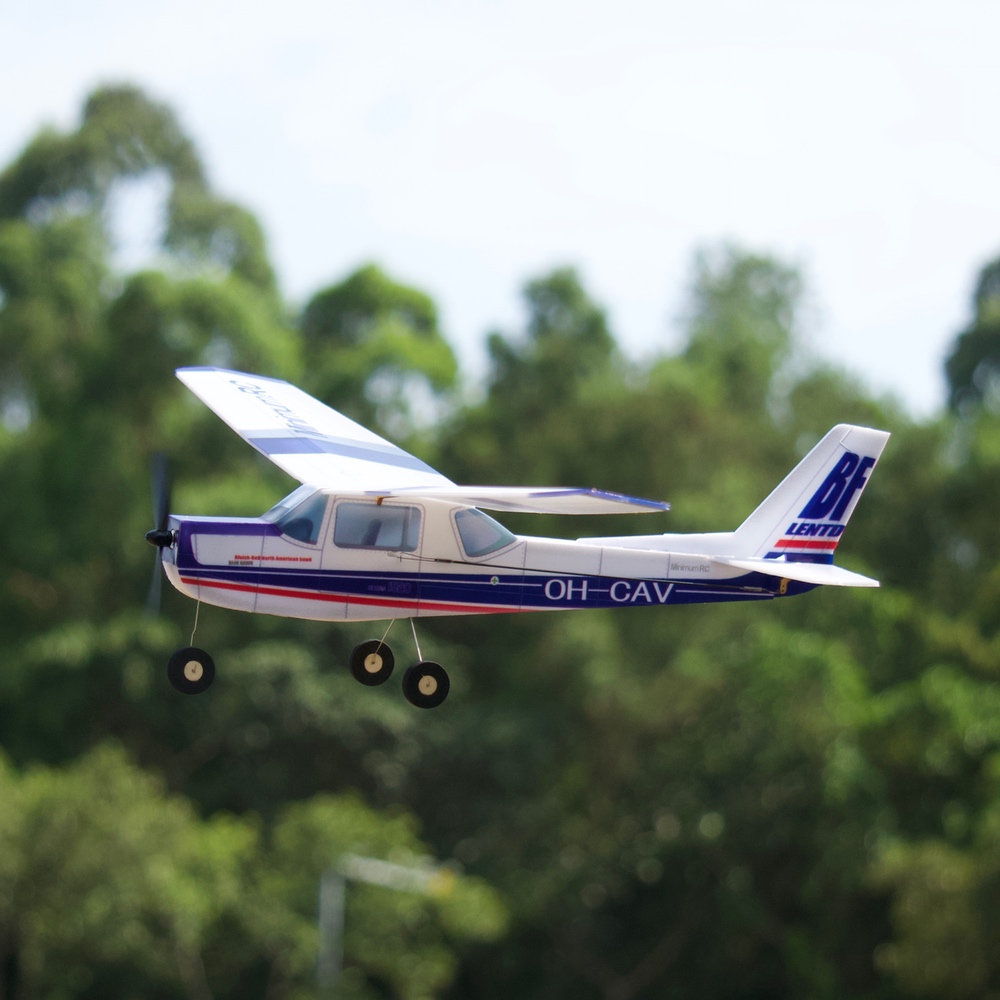 Kids' Toys Channel - MinimumRC Plane Kit Blue Cessna152 360mm