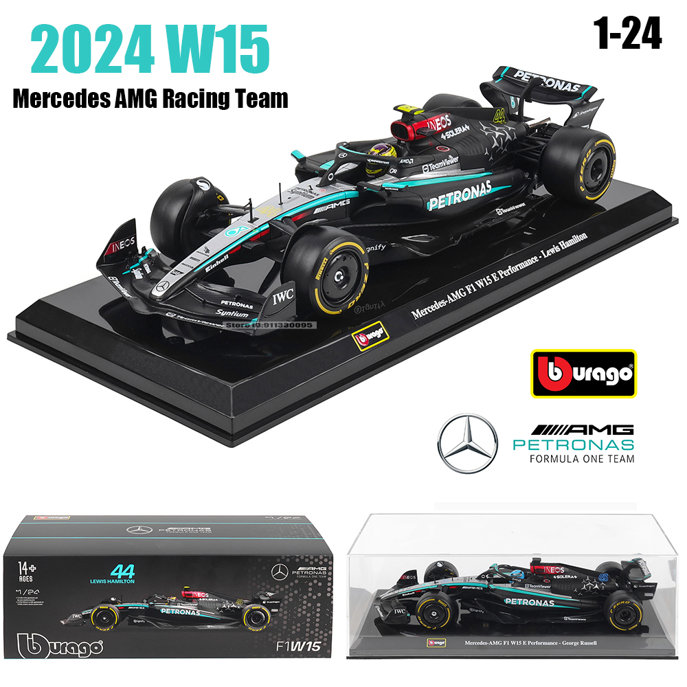 Kids Toys John Lewis - Bburago 1:24 2024 F1 Mercedes-AMG Formula