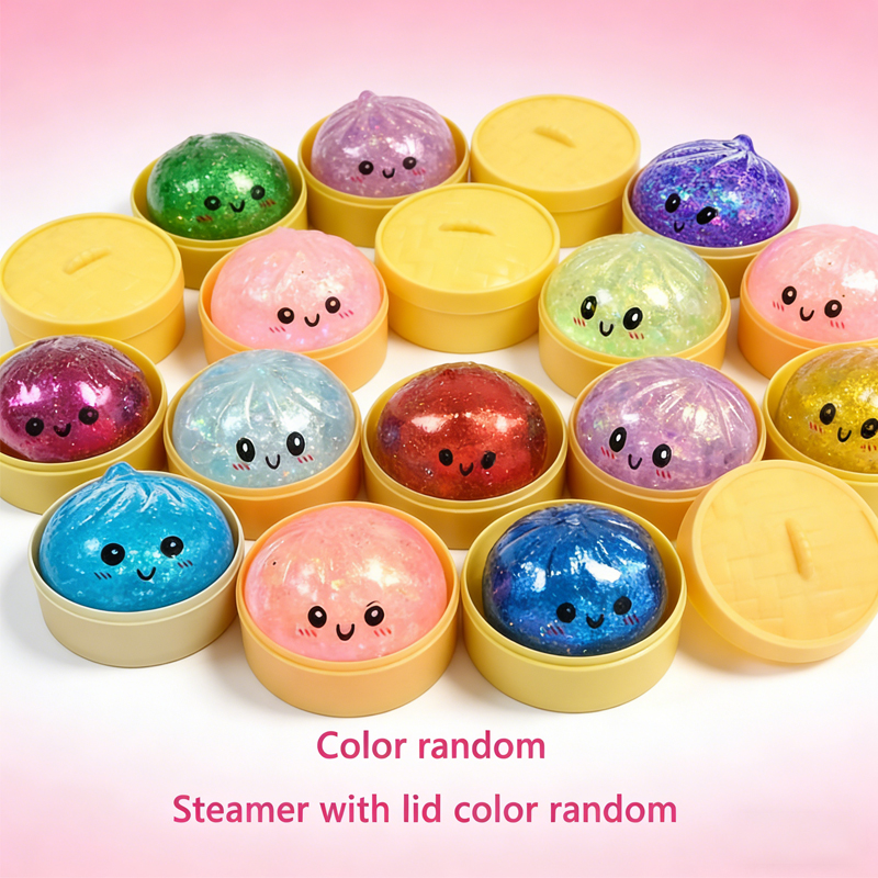 Kids Toys Dumplings - Mini Flash Dumpling Pressure Ball Slow