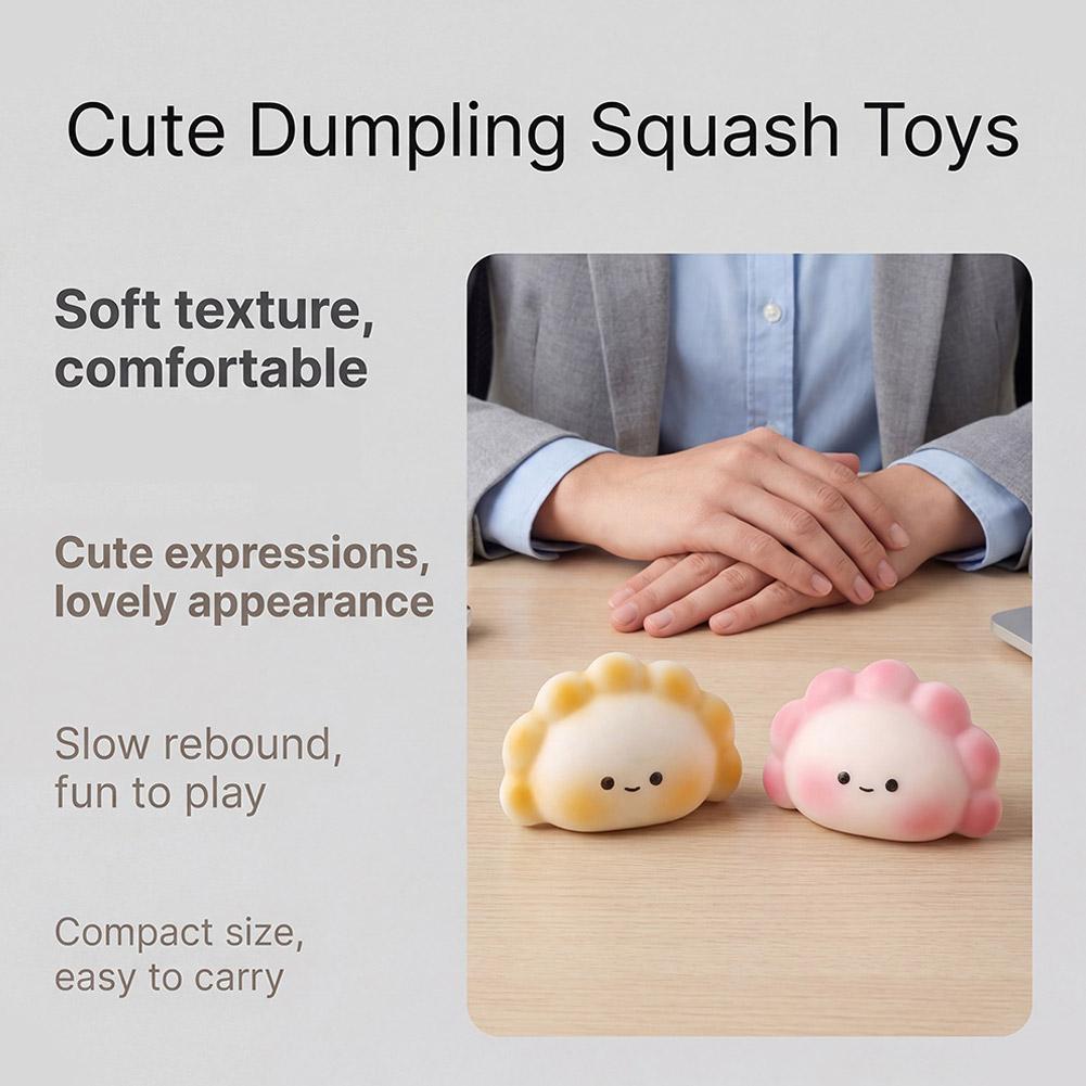 Cute Dumpling Squishies Slow R - مراجعة Kids Toys Dumplings وسعره
