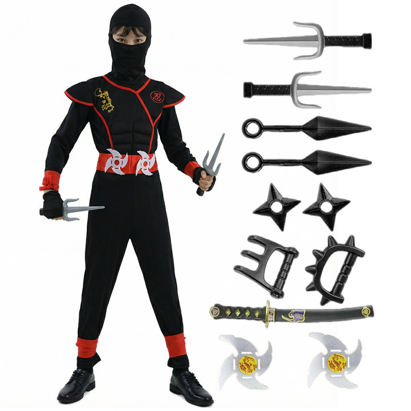 Black and Blue Ninja Costume f - مراجعة Kids Toys Boys وسعره