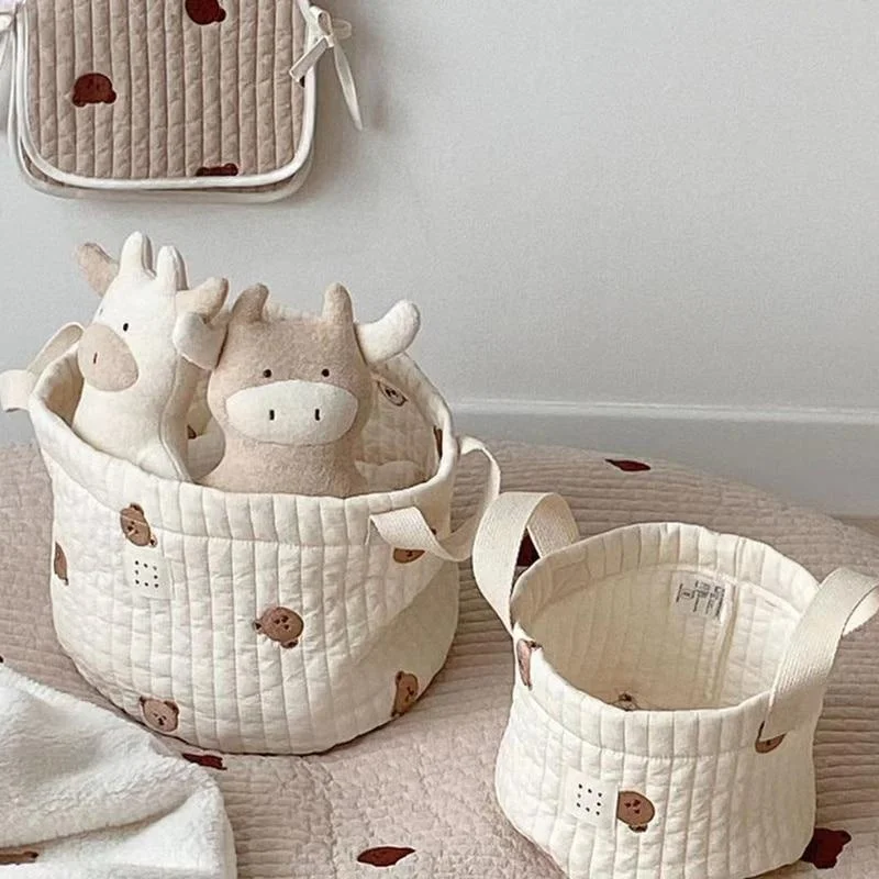Cute Bear Embroidery Diaper Ba - مراجعة Kids Toys New Born وسعره