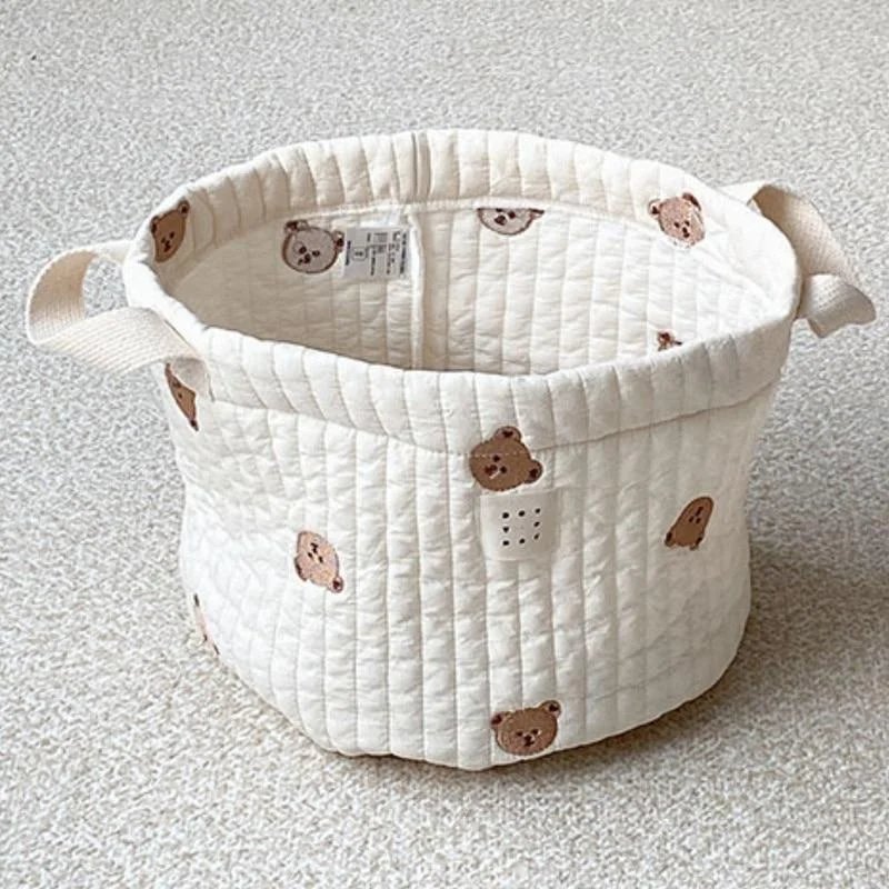 Cute Bear Embroidery Diaper Ba - مراجعة Kids Toys New Born وسعره