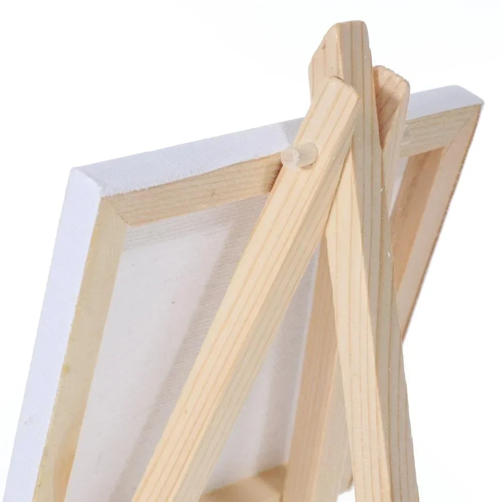 10/12pcs Mini Canvas and Easel - مراجعة Kids Art Easel وسعره