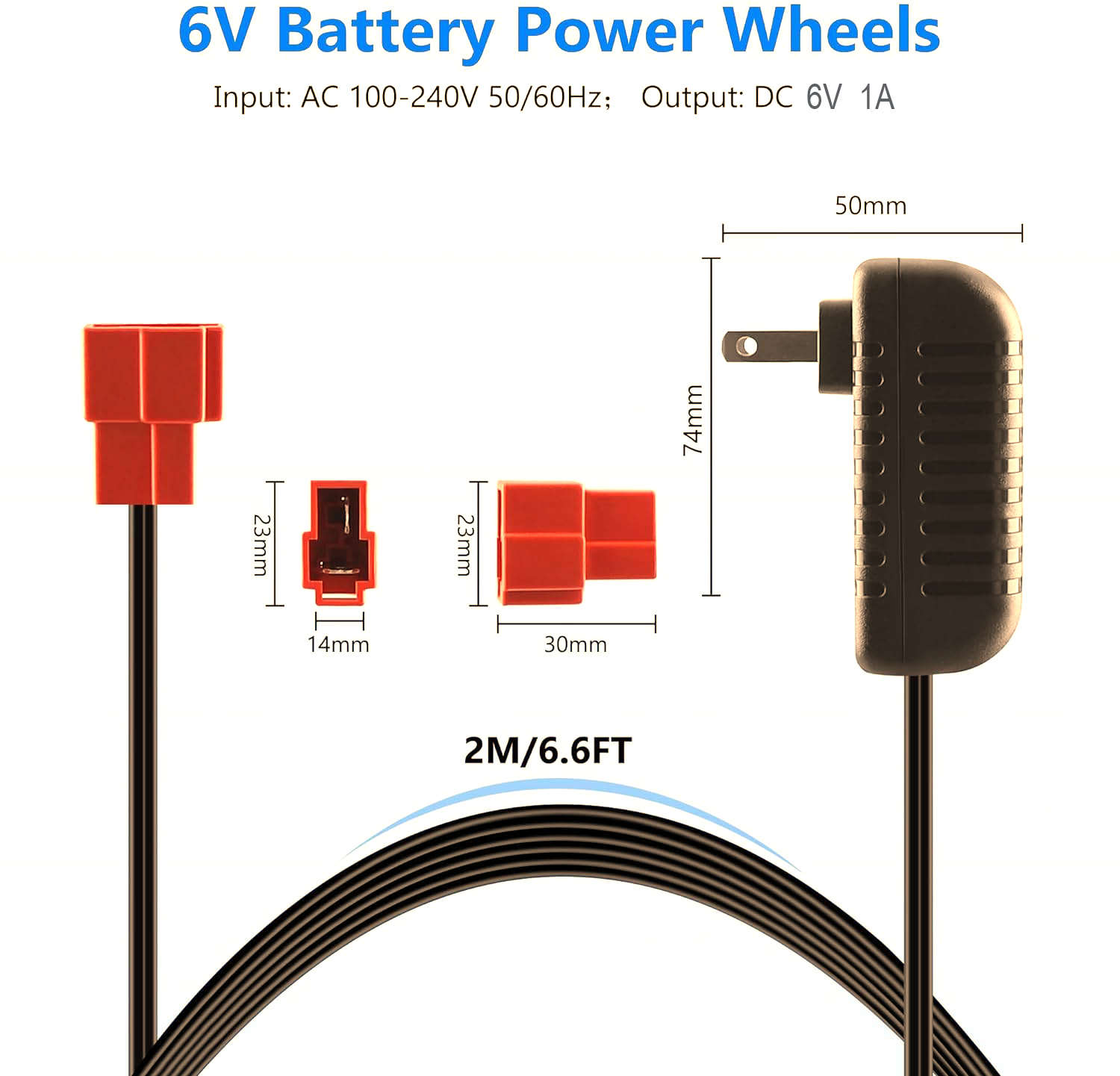 6V Battery Charger for Ride on - مراجعة Kids Toys Quad وسعره