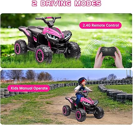 Kids Electric Quad Bike 12V, E - مراجعة Kids Toys Quad وسعره