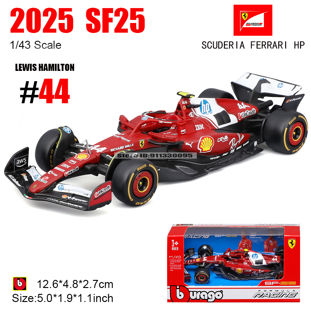Bburago 1:43 Monza GP 2025 F1  - مراجعة Kids Toys John Lewis وسعره