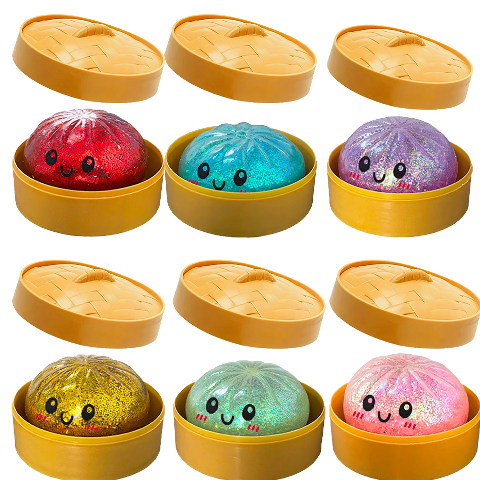 New 1-12pcs Glitter Dumpling G - مراجعة Kids Toys Dumplings وسعره