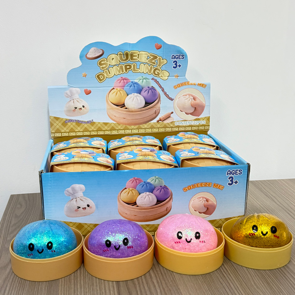 New 1-12pcs Glitter Dumpling G - مراجعة Kids Toys Dumplings وسعره