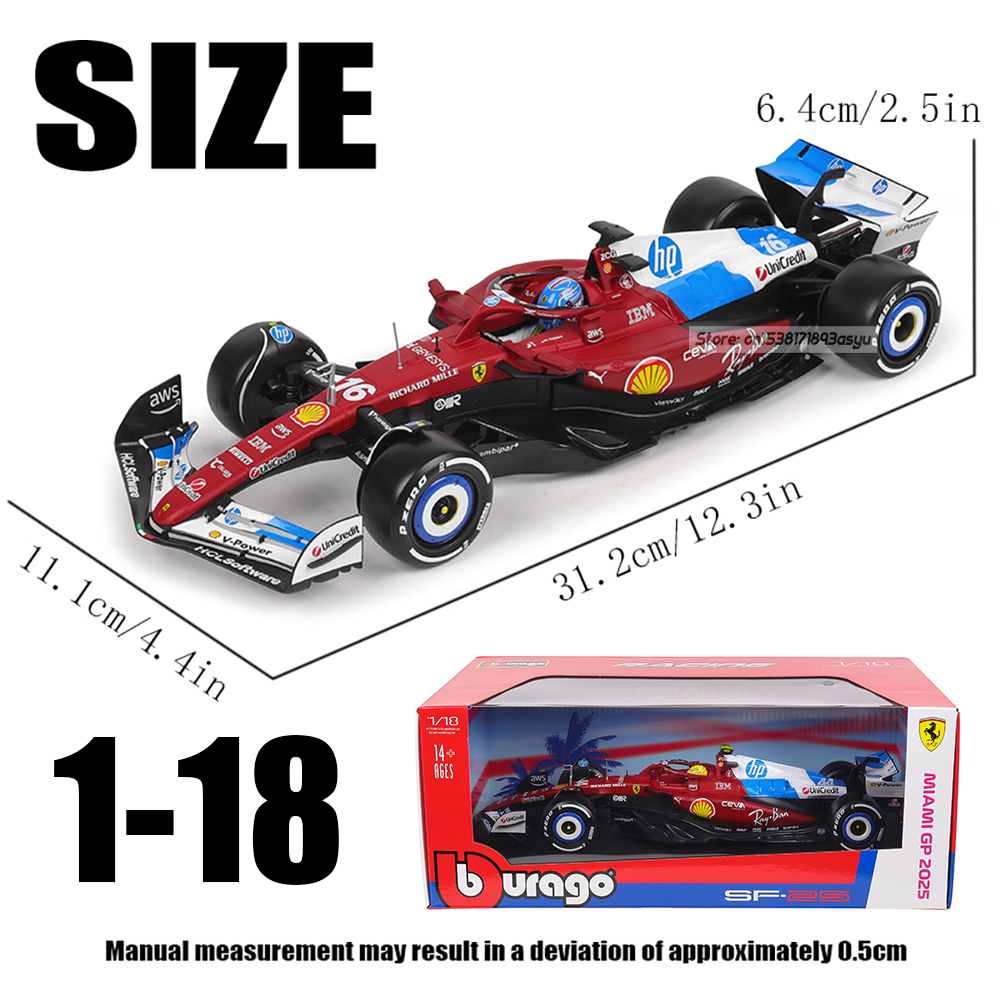 Bburago 1:18 2025 Miami Painti - مراجعة Kids Toys John Lewis وسعره