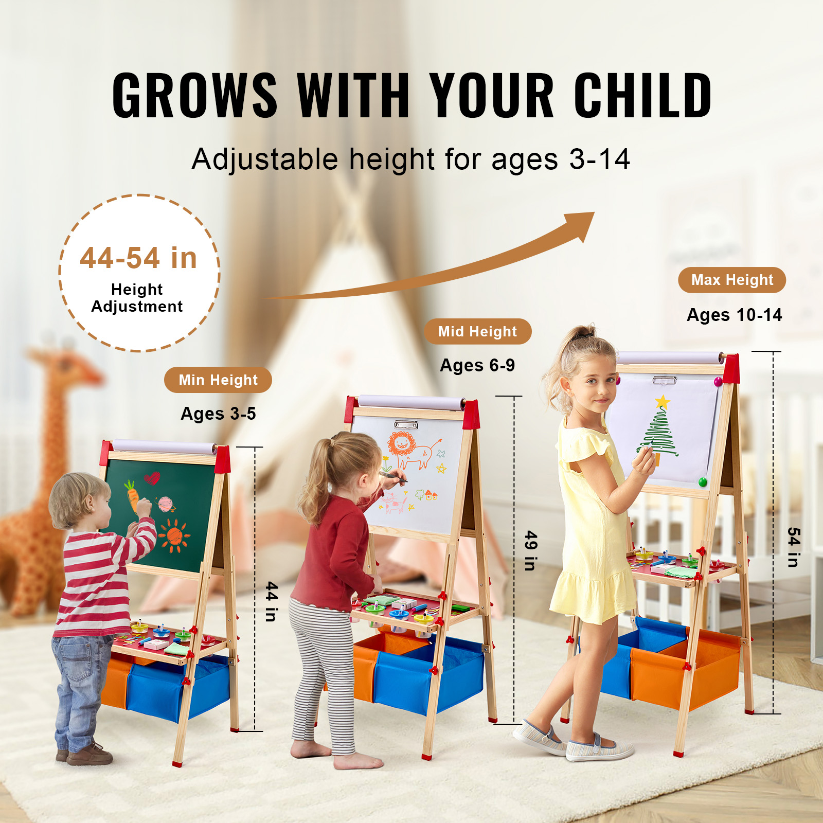 for Kids Girl SucceBuy Childre - مراجعة Kids Art Easel وسعره