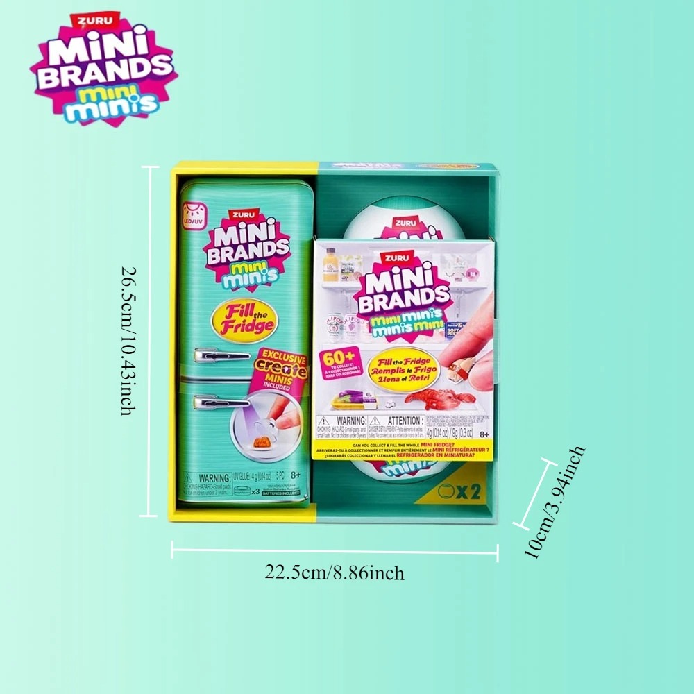 ZURU Mini Brands Refrigerator  - مراجعة Kids Toys Brands وسعره