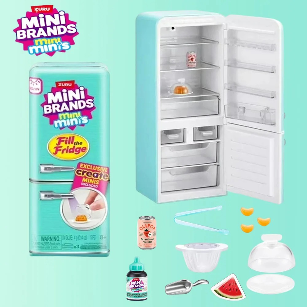 ZURU Mini Brands Refrigerator  - مراجعة Kids Toys Brands وسعره
