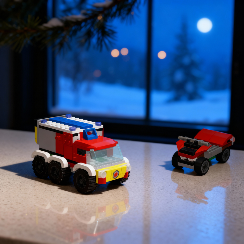 144pcs MOC Fire Truck Quad Cit - مراجعة Kids Toys Quad وسعره