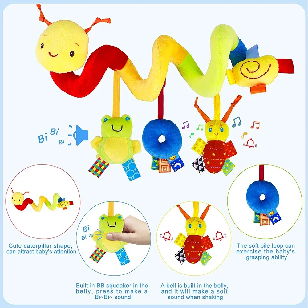 Spiral Stroller Toys Newborn P - مراجعة Kids Toys New Born وسعره