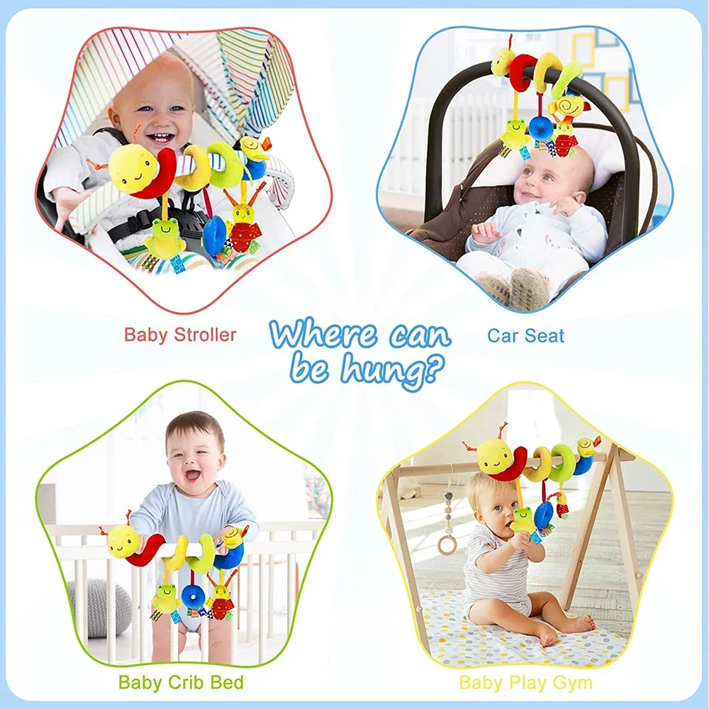 Spiral Stroller Toys Newborn P - مراجعة Kids Toys New Born وسعره