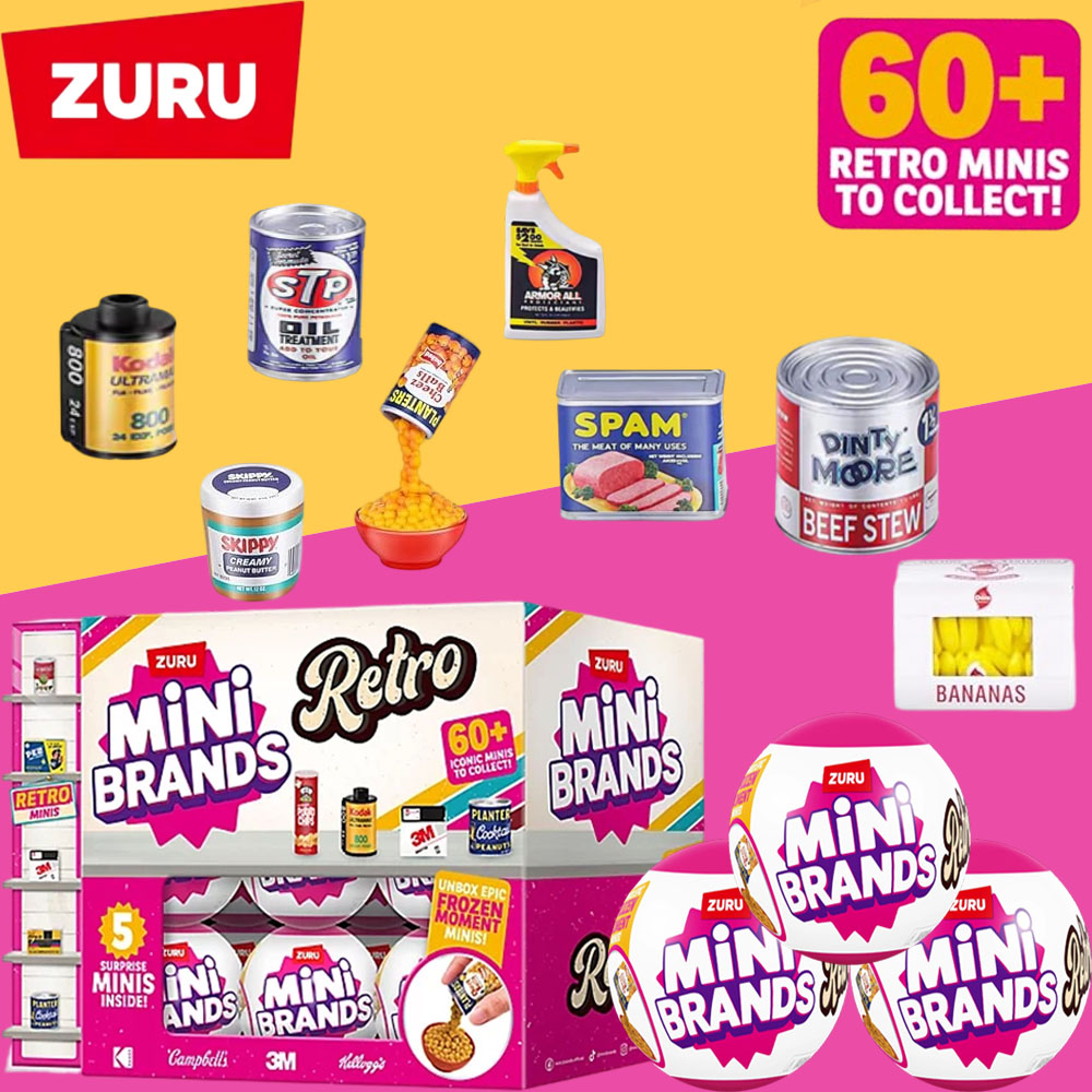 Zuru Mini Brands Retro ball Bl - مراجعة Kids Toys Brands وسعره