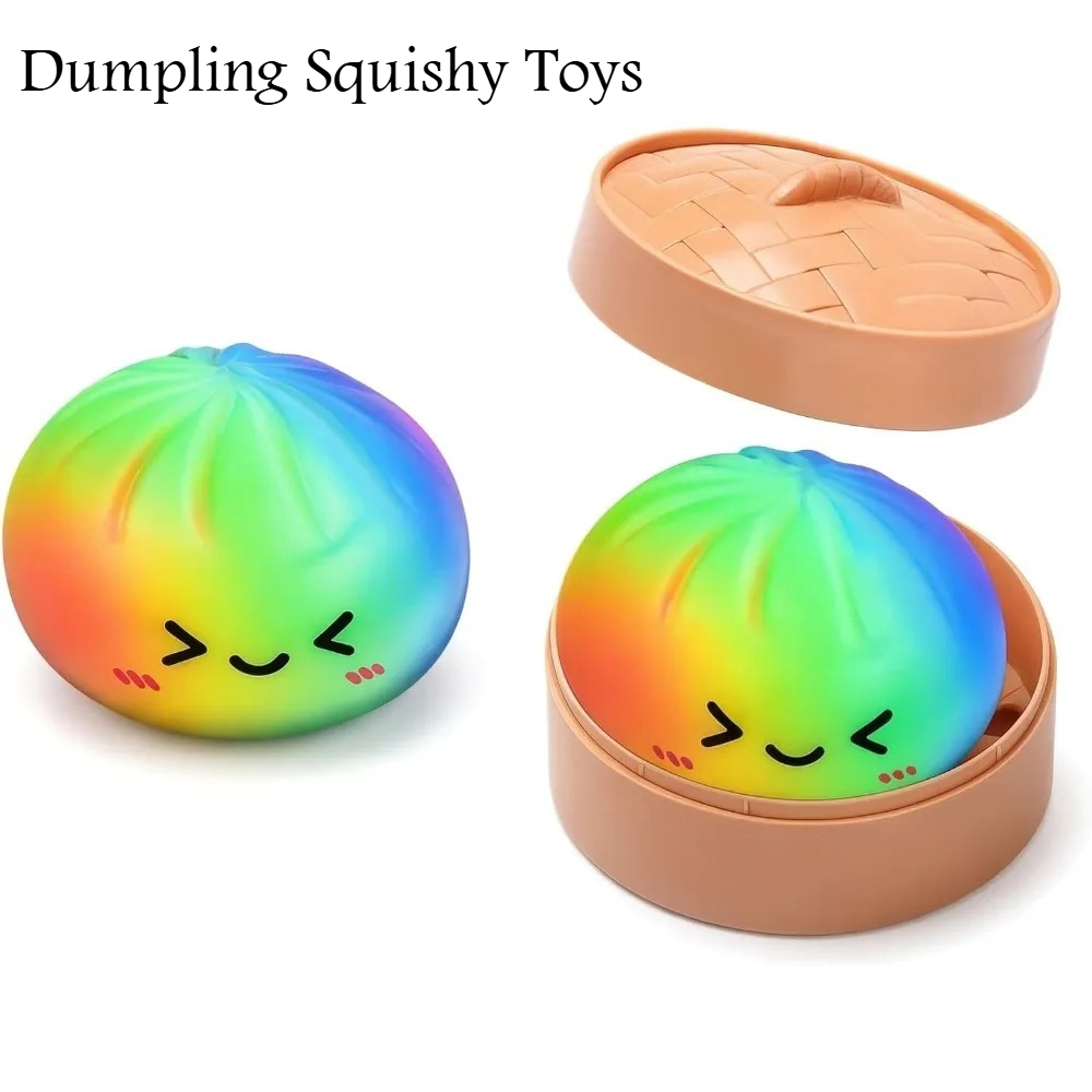 Rainbow Dumpling Squishy Toy T - مراجعة Kids Toys Dumplings وسعره