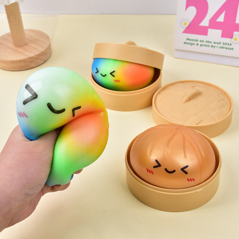 Rainbow Dumpling Squishy Toy T - مراجعة Kids Toys Dumplings وسعره