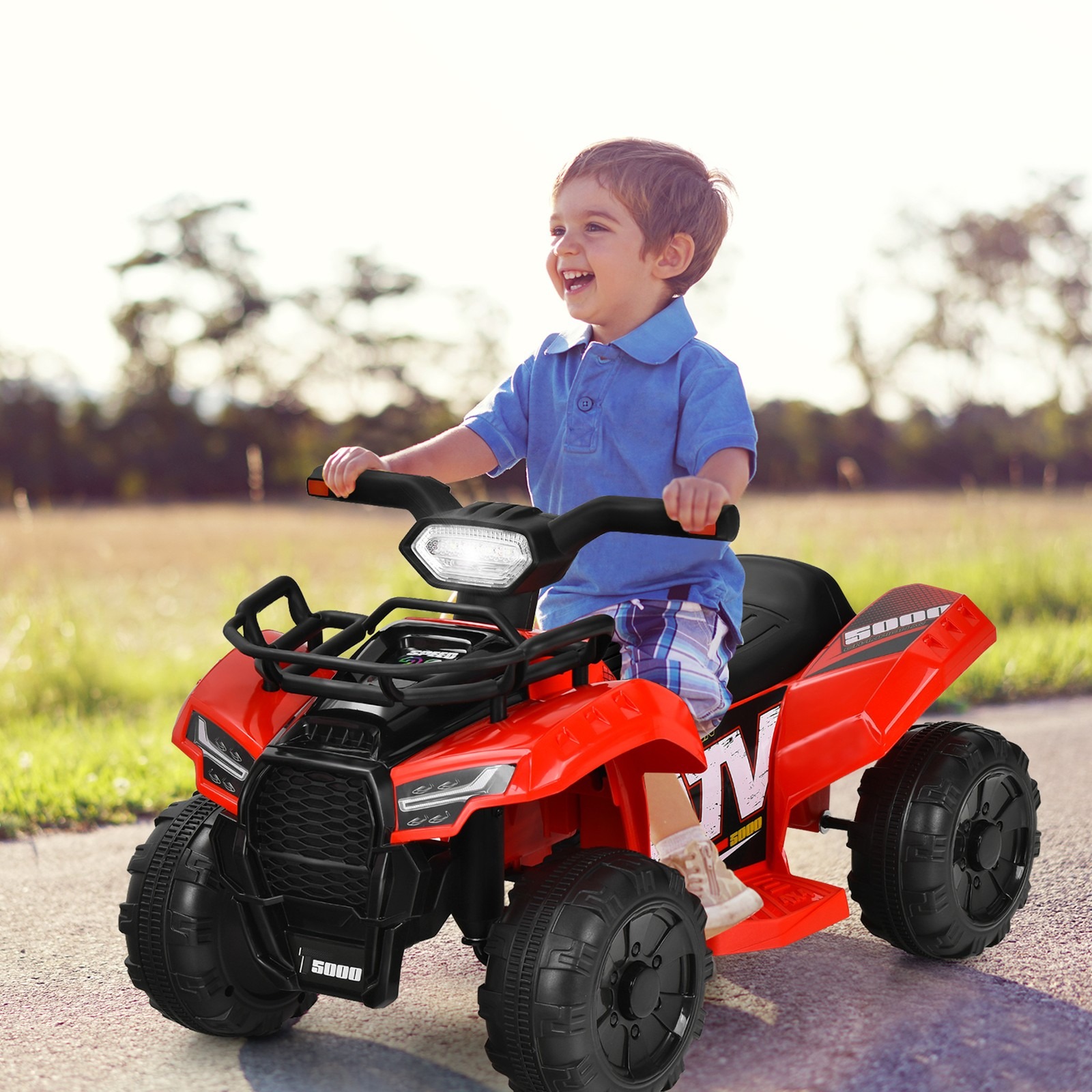 6V 4 Wheels ATV Quad Ride On C - مراجعة Kids Toys Quad وسعره