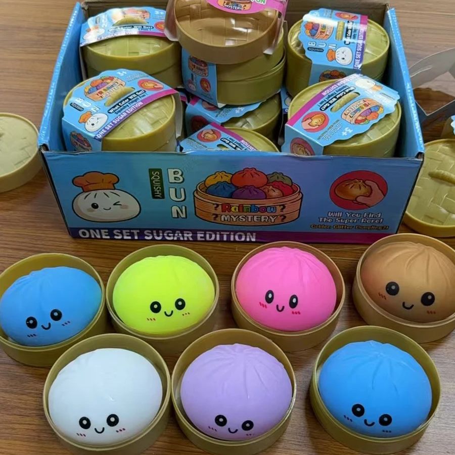 Large Dumpling Stress Ball wit - مراجعة Kids Toys Dumplings وسعره