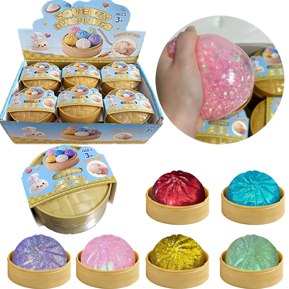 Dumplings Glitter Dumpling Toy - مراجعة Kids Toys Dumplings وسعره