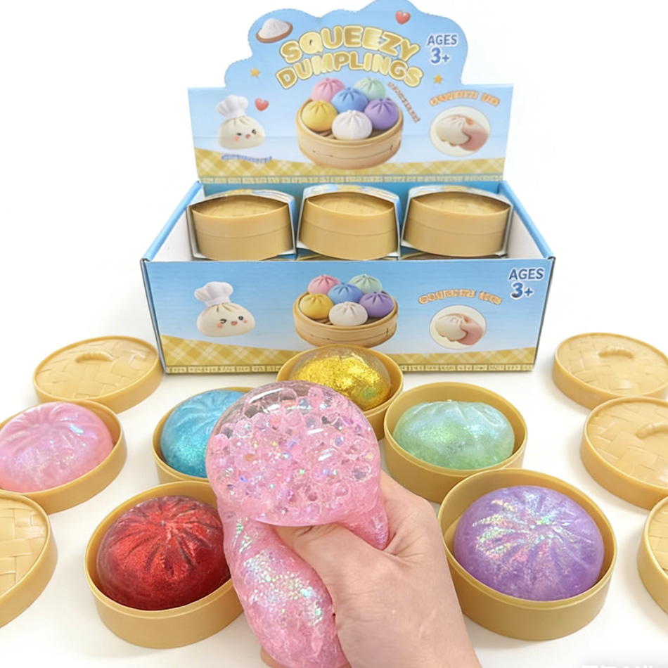 Dumplings Glitter Dumpling Toy - مراجعة Kids Toys Dumplings وسعره