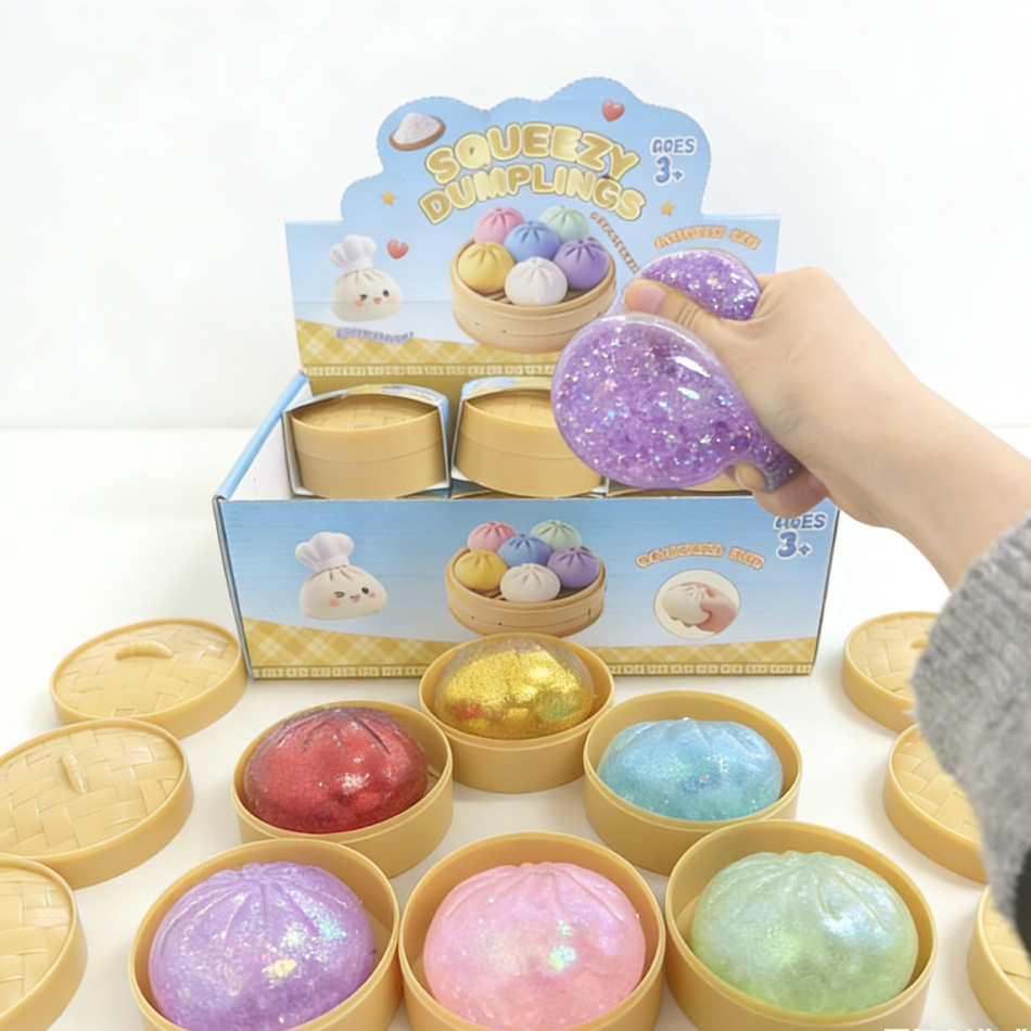 Dumplings Glitter Dumpling Toy - مراجعة Kids Toys Dumplings وسعره