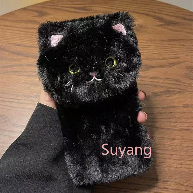 3D Cat Doll Fluffy Fur Phone H - مراجعة Xiaomi Kids Toys وسعره