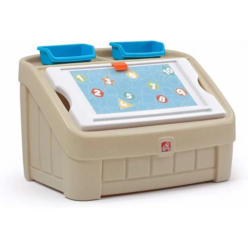 Furniture 2-in-1 Toy Box and E - مراجعة Kids Art Easel وسعره