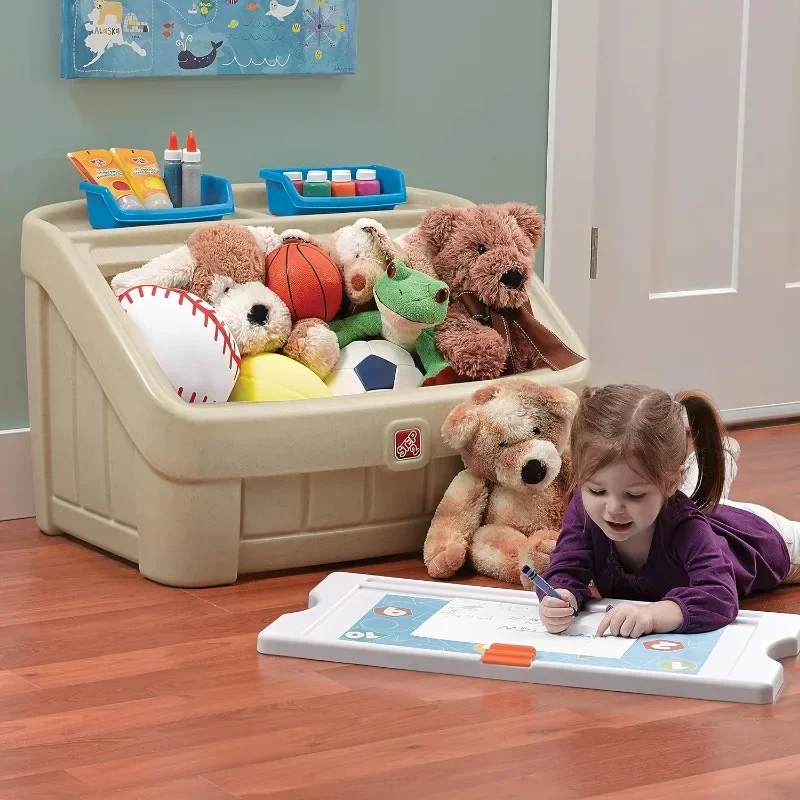 Furniture 2-in-1 Toy Box and E - مراجعة Kids Art Easel وسعره