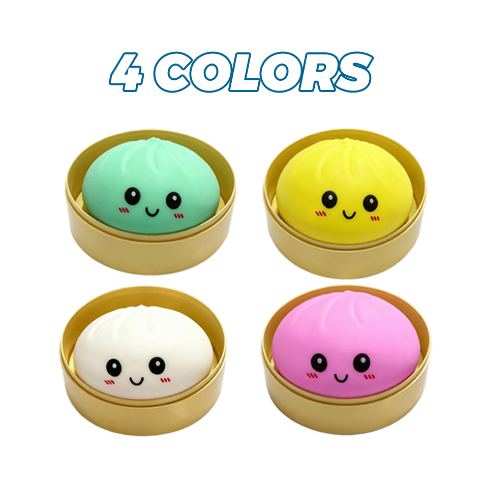 1-4pcs Simulation Dumpling Squ - مراجعة Kids Toys Dumplings وسعره