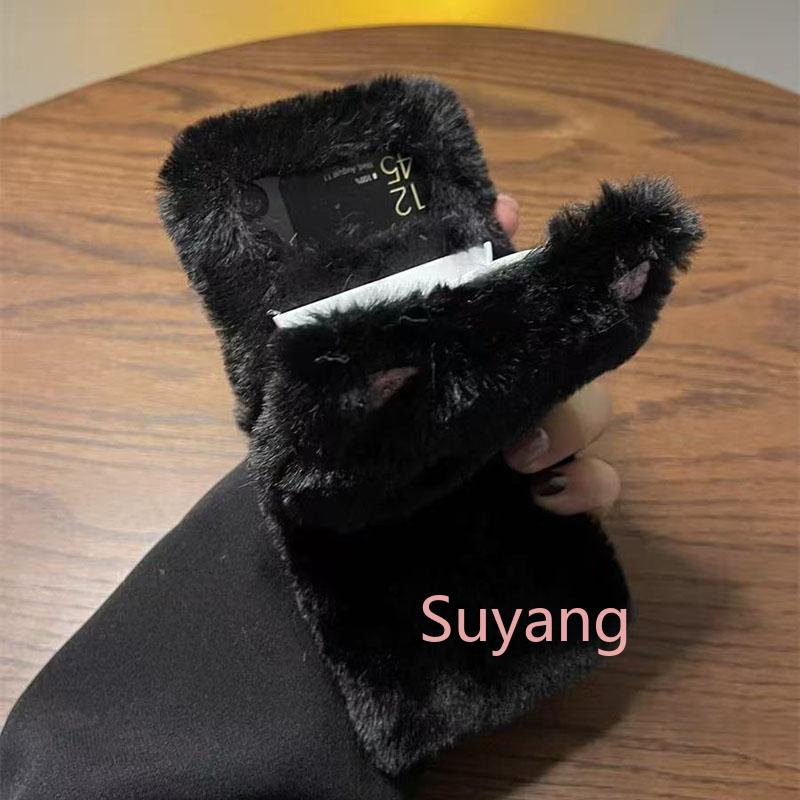 3D Cat Doll Fluffy Fur Phone H - مراجعة Xiaomi Kids Toys وسعره