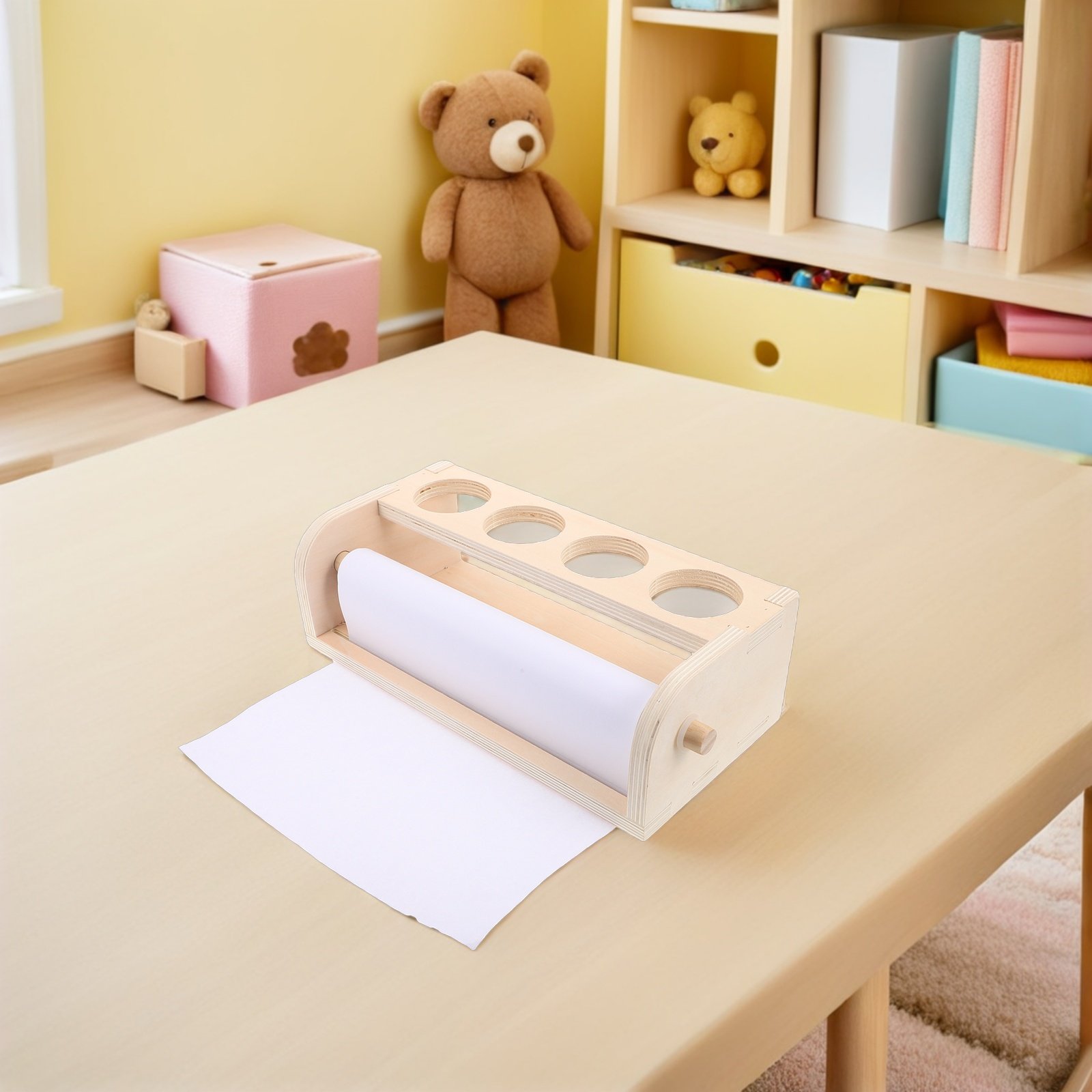 Kids Wooden Art Easel Paper Ro - مراجعة Kids Art Easel وسعره