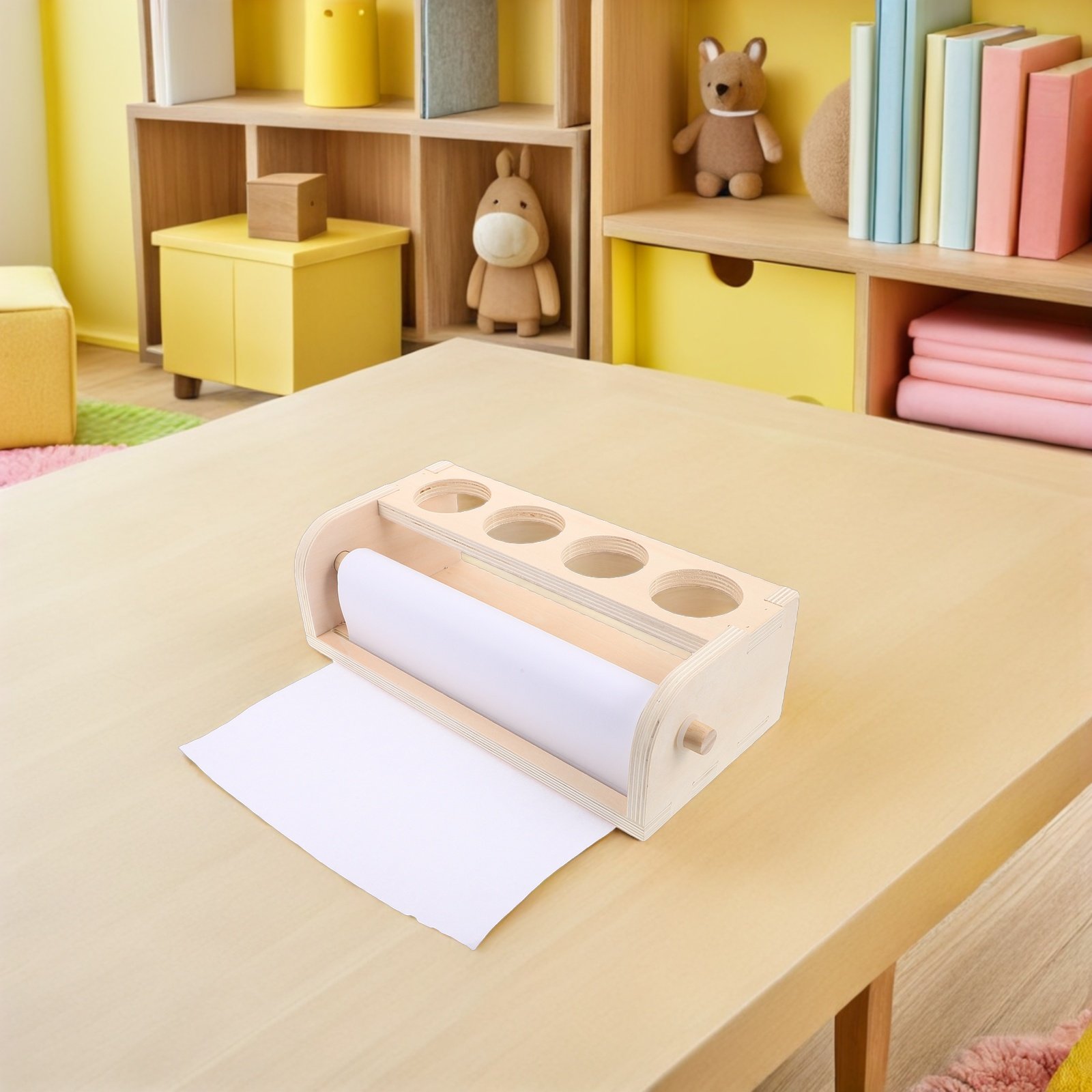 Kids Wooden Art Easel Paper Ro - مراجعة Kids Art Easel وسعره