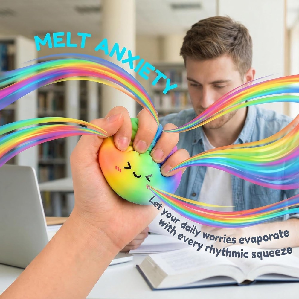 Rainbow Color Dumpling Squishy - مراجعة Kids Toys Dumplings وسعره