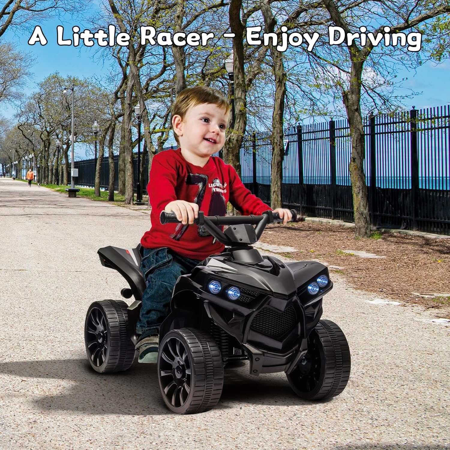 6V Ride on Toy, Kids ATV 4 Whe - مراجعة Kids Toys Quad وسعره