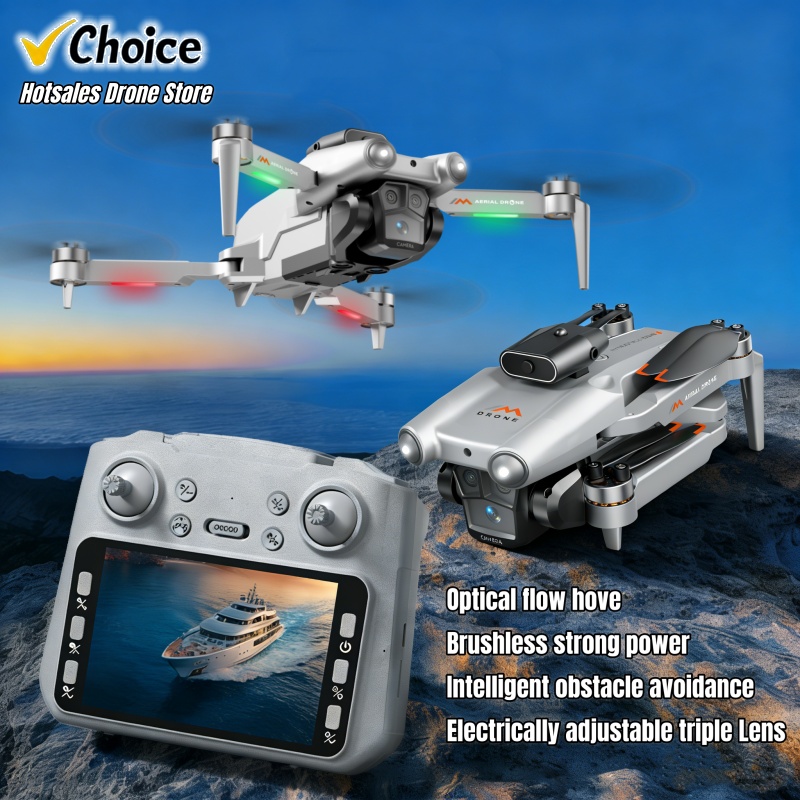 M6 Drone 8K Triple HD Lens 4.5 - مراجعة Kids Toys Quad وسعره