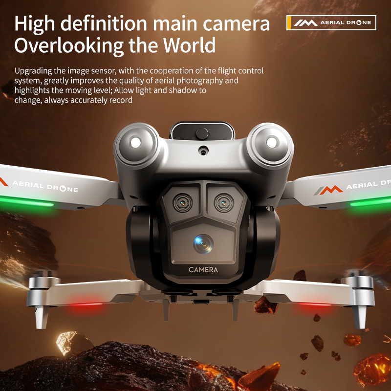 M6 Drone 8K Triple HD Lens 4.5 - مراجعة Kids Toys Quad وسعره
