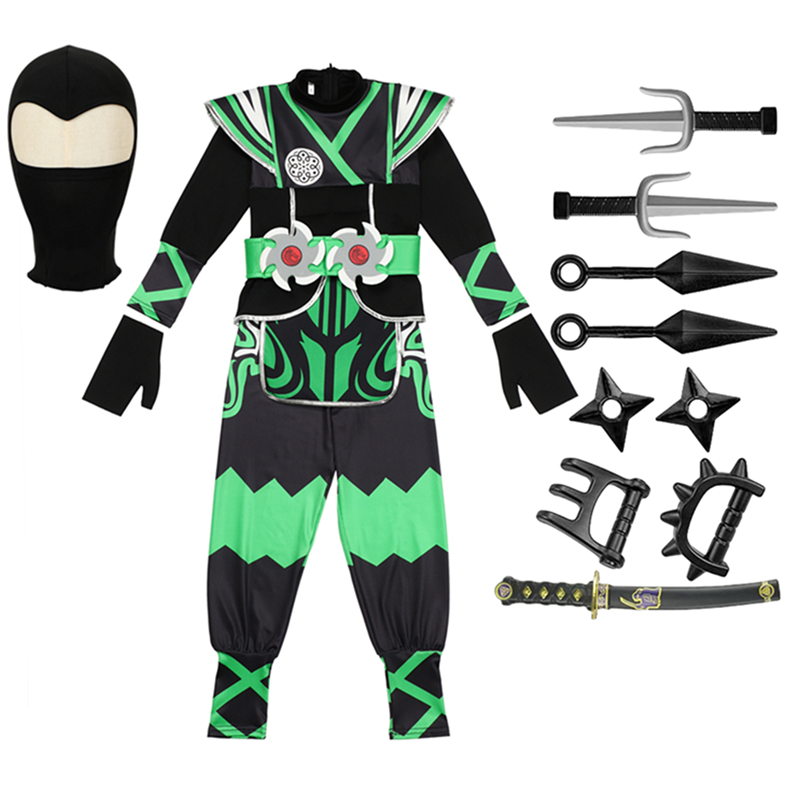 Green Ninja Costume for Kids w - مراجعة Kids Toys Boys وسعره
