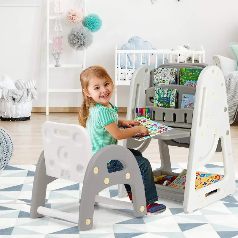 Kids Art Easel with Stool, 3 i - مراجعة Kids Art Easel وسعره