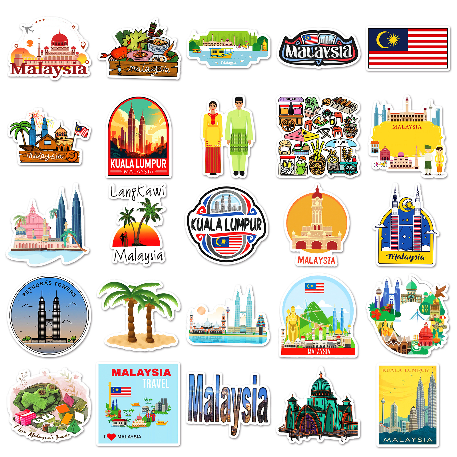 50Pcs Malaysia Graffiti Sticke - مراجعة Kids Toys Malaysia وسعره