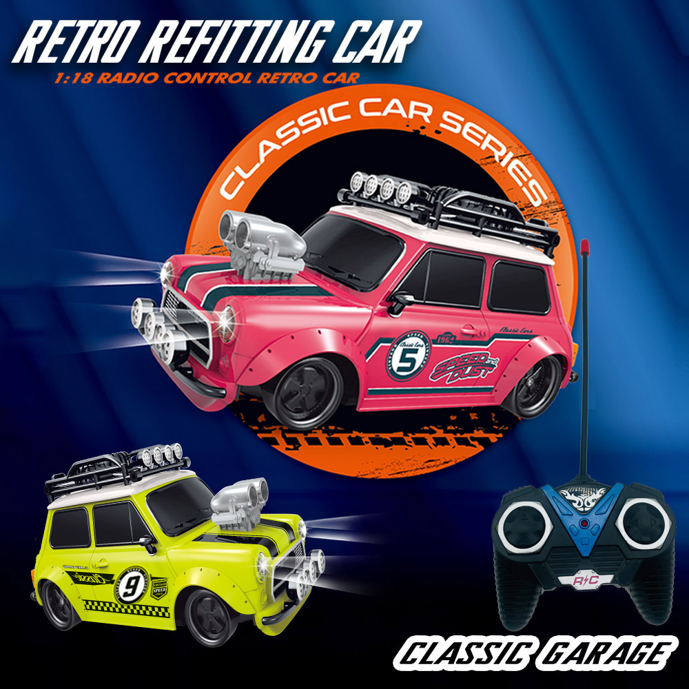 1:18 Retro Refitting MINI Car  - مراجعة Kids' Toys Channel وسعره