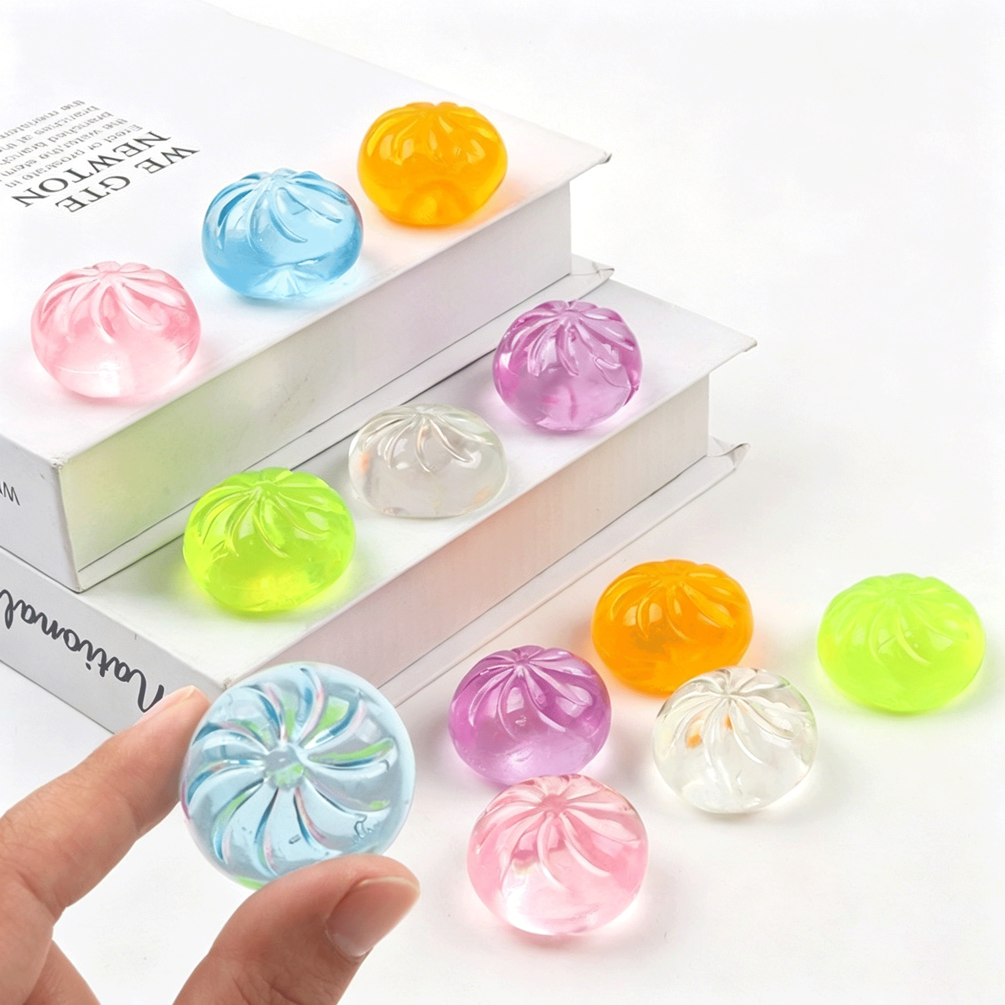 Mini Glitter Dumpling Squishes - مراجعة Kids Toys Dumplings وسعره