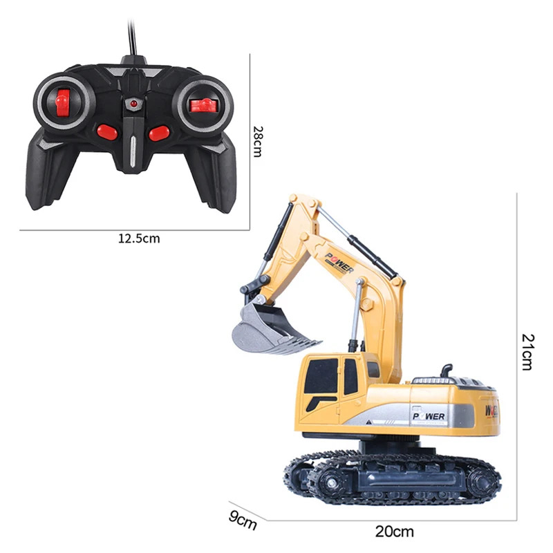 RC Excavator 2.4Ghz 6 Channel  - مراجعة Kids' Toys Channel وسعره