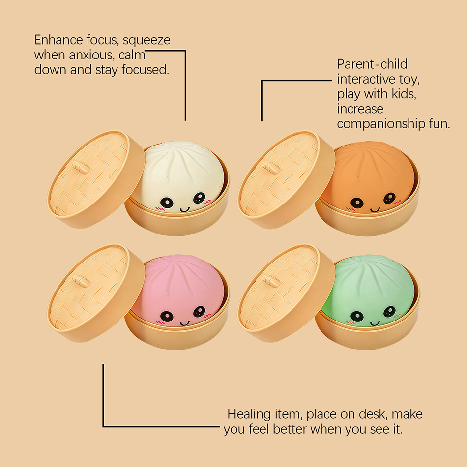 New Dumpling Squishies Blind B - مراجعة Kids Toys Dumplings وسعره