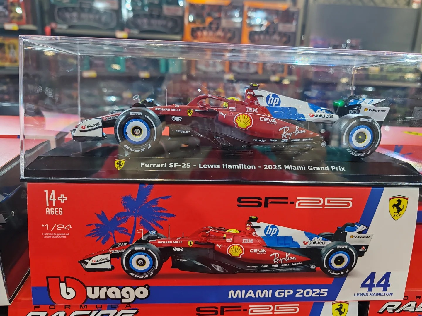 Bburago 1:24 Ferrari SF-25 44# - مراجعة Kids Toys John Lewis وسعره
