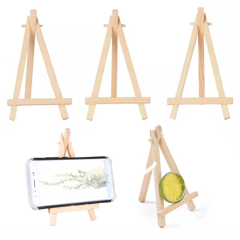10Pcs Wood Mini Easel Frame Tr - مراجعة Kids Art Easel وسعره
