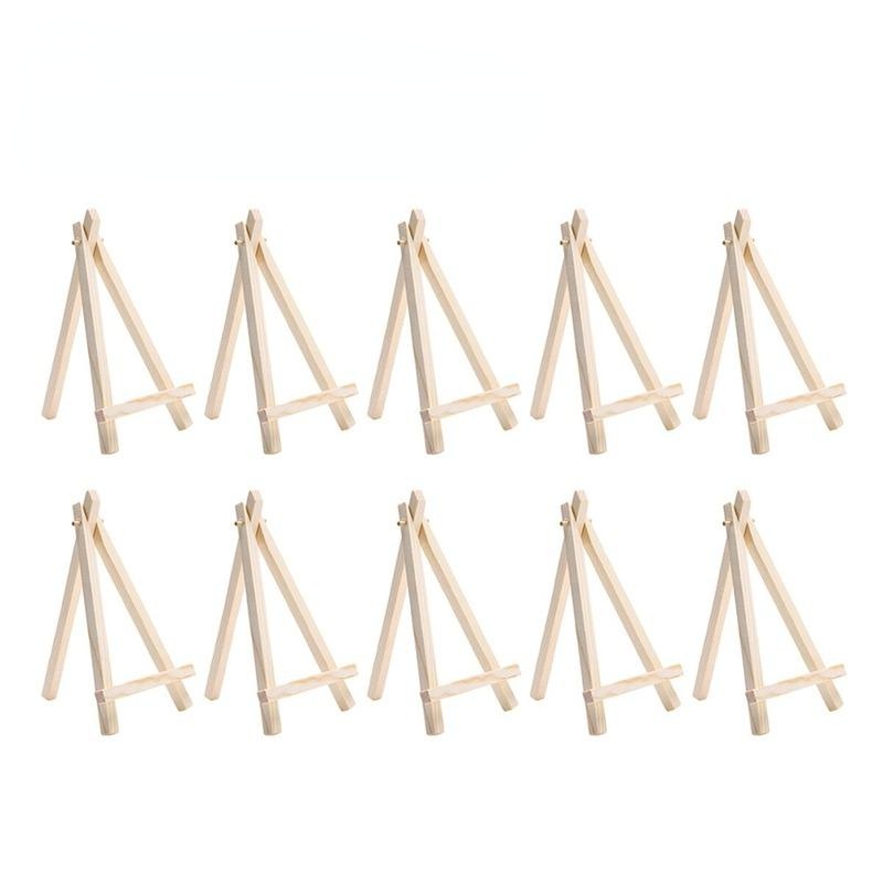 10Pcs Wood Mini Easel Frame Tr - مراجعة Kids Art Easel وسعره